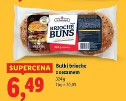 Lidl Bułki do hamburgerów brioche Schulstad oferta