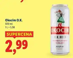 Lidl Piwo Okocim O.k. Beer oferta