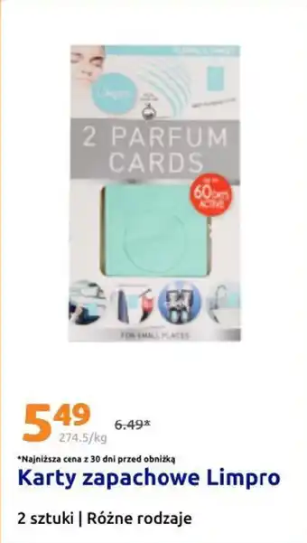 Action Karty zapachowe Limpro oferta