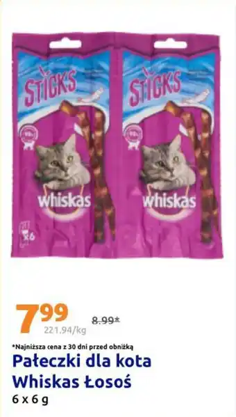 Action Pałeczki dla kota Whiskas Łosoś oferta