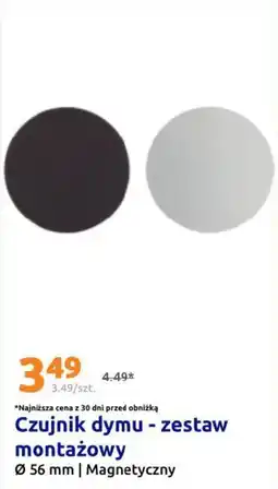 Action Czujnik dymu - zestaw montażowy oferta
