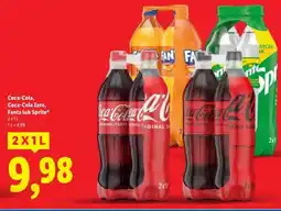 Lidl Coca-Cola, Coca-Cola Zero, Fanta lub Sprite oferta