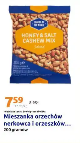 Action Mieszanka orzechów nerkowca i orzeszków Snack of The World oferta