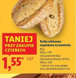 Lidl Bułka orkiszowa oferta