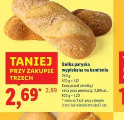 Lidl Bułka paryska oferta