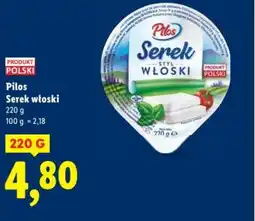 Lidl Serek włoski Pilos oferta