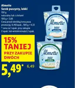 Lidl Almette Serek oferta