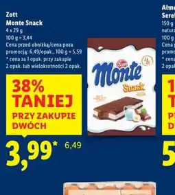 Lidl Zott Monte Snack oferta