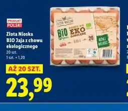 Lidl Złota Nioska BIO Jaja z chowu ekologicznego oferta