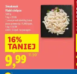 Lidl Flaki cielęce Smakmak oferta
