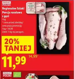 Lidl Porcja rosołowa z gęsi oferta