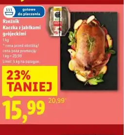 Lidl Kaczka z jabłkami grójeckimi oferta
