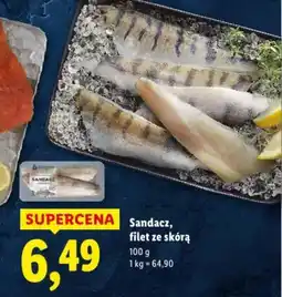 Lidl Sandacz, filet ze skórą oferta