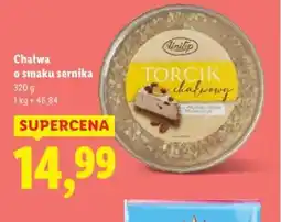 Lidl Chałwa o smaku sernika oferta
