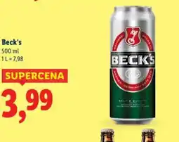 Lidl Piwo Beck's oferta