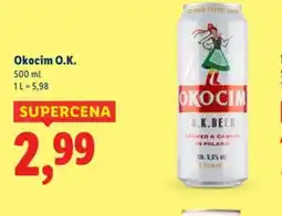 Lidl Okocim O.K. oferta