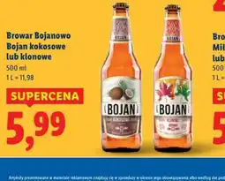 Lidl Piwo Bojan oferta