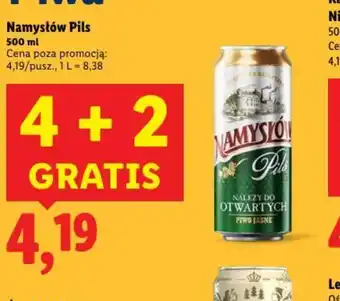 Lidl Piwo Namysłów Pils oferta