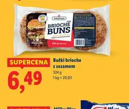 Lidl Bułki brioche z sezamem oferta