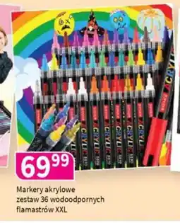 Drogerie Polskie Markery akrylowe zestaw 36 wodoodpornych flamastrów XXL oferta
