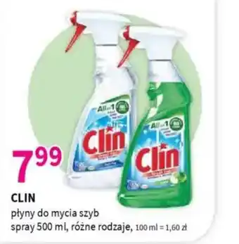 Drogerie Polskie Clin płyny do mycia szyb spray oferta
