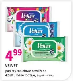 Drogerie Polskie Velvet papiery toaletowe nawilżane oferta