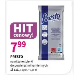 Drogerie Polskie Presto nawilżane ścierki do powierzchni kamiennych oferta