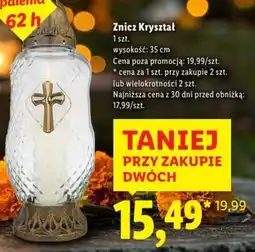Lidl Znicz Kryształ oferta