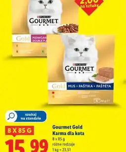 Lidl Gourmet Gold Karma dla kota oferta