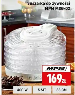 Neopunkt Suszarka do żywności MPM oferta