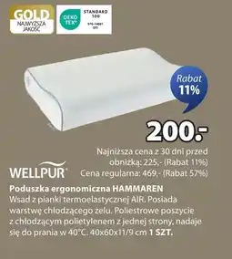 JYSK Poduszka ergonomiczna Wellpur oferta