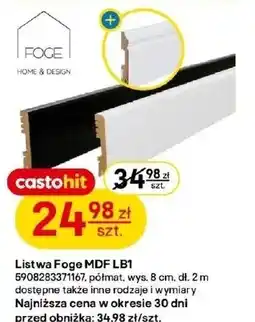 Castorama Listwa Foge oferta