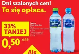 Lidl Woda niegazowana Saguaro oferta