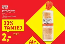 Lidl Chleb tostowy Piekarnia w sercu Lidla oferta
