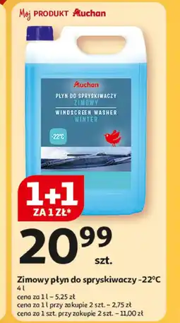 Auchan Płyn do spryskiwaczy zimowy Auchan oferta