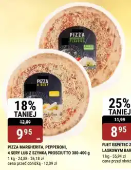 bi1 Pizza margherita, pepperoni, 4 sery lub z szynką prosciutto oferta