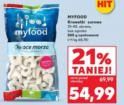 Kaufland MYFOOD Krewetki surowe oferta