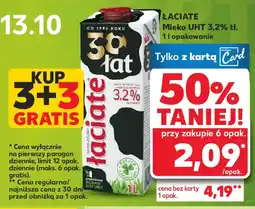 Kaufland ŁACIATE Mleko UHT 3,2% tł. oferta