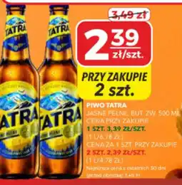 Społem Piwo Tatra oferta