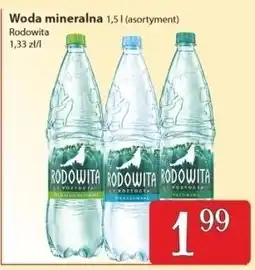 Społem Woda mineralna Rodowita oferta