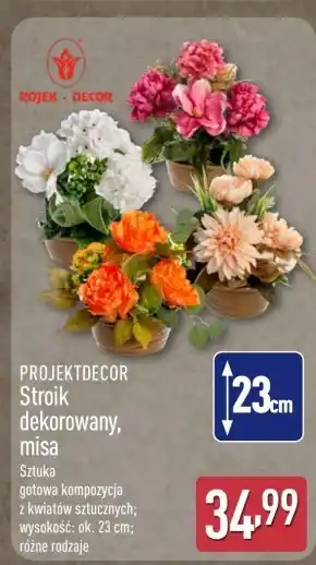ALDI Stroik dekorowany Projektdecor oferta