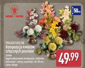 ALDI Sztuczna kompozycja kwiatów Projektdecor oferta
