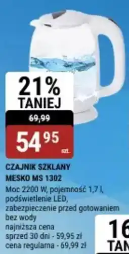 bi1 Czajnik szklany mesko ms 1302 oferta