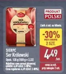 ALDI Ser zółty królewski plastry Sierpc oferta