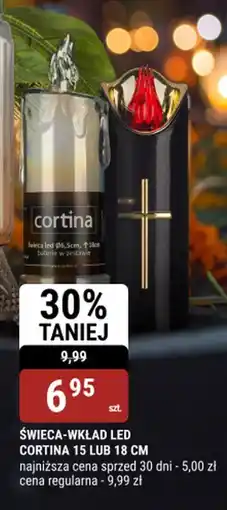 bi1 Świeca-wkład led cortina 15 lub 18 cm oferta