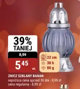 bi1 Znicz szklany banan oferta