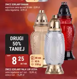 bi1 Znicz szklany fala lub łezka oferta
