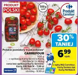 Carrefour Market Pomidory truskawkowe 500g Carrefour oferta
