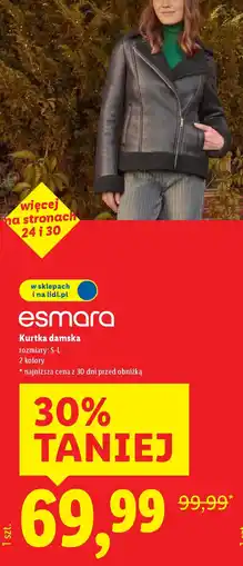 Lidl Kurtka damska Esmera oferta