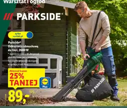 Lidl Odkurzacz z dmuchawą do liści Parkside oferta